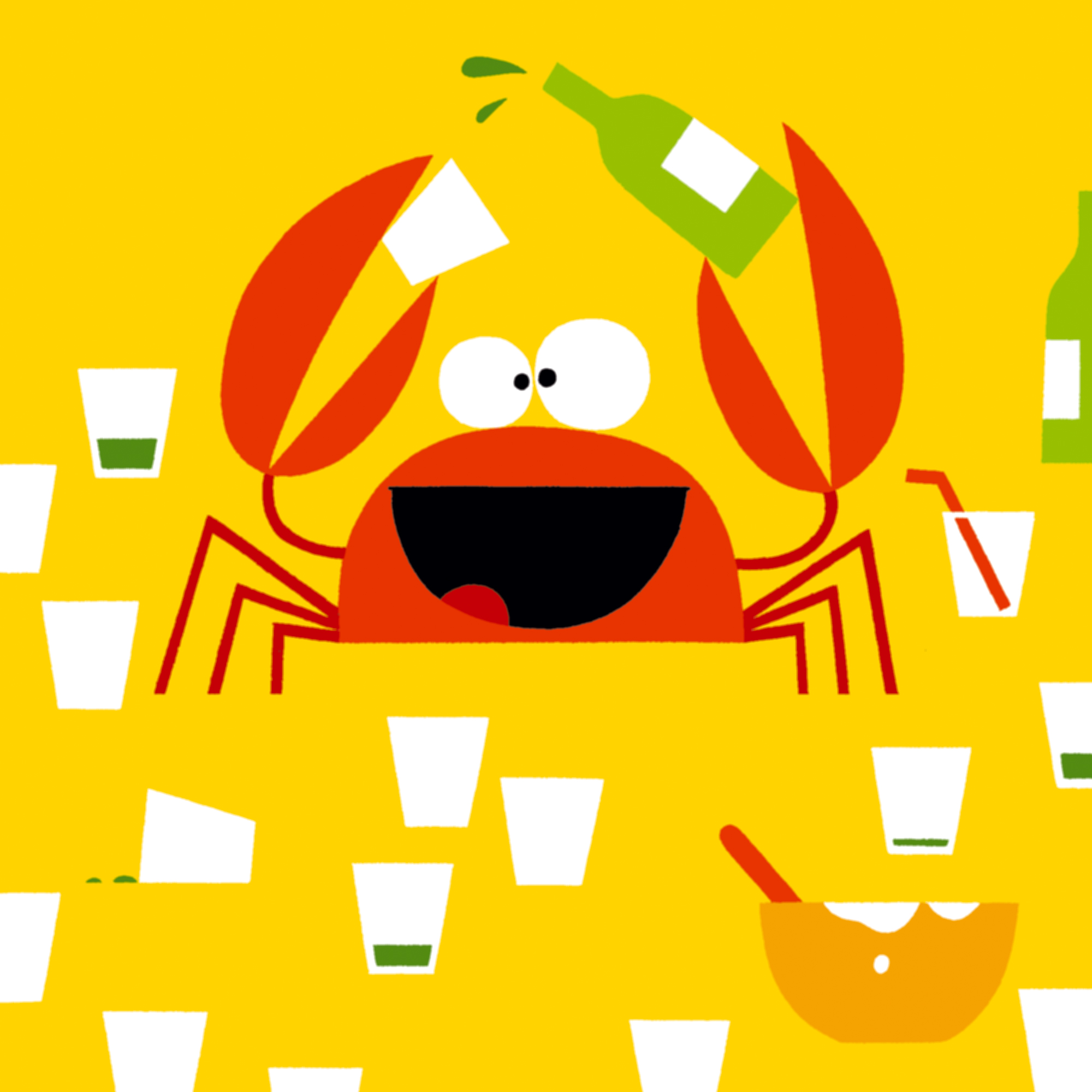 poesje mauw krab