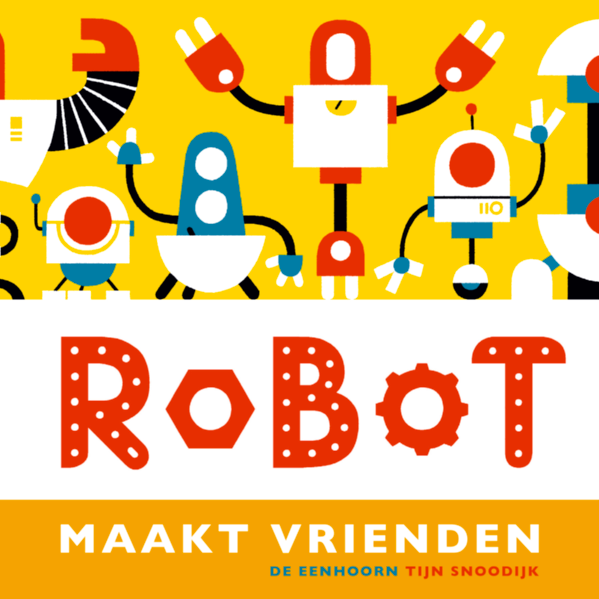 robot maakt vrienden